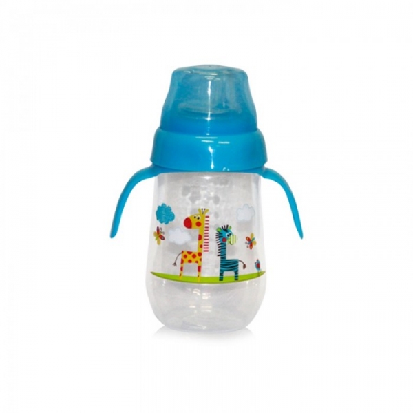 Netečúci hrnček Lorelli so širokým hrdlom 260 ml BLUE