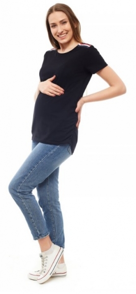 Be Maamaa Tehotenské tričko, Kr. rukáv - čiena, veľ. L/XL