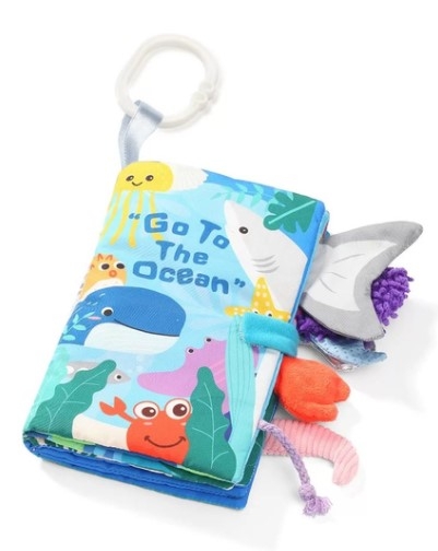 BabyOno Mäkká senzorická knižka -Oceán