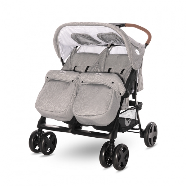 Kočík pre dvojčatá Lorelli TWIN STRING + Taška na kočík