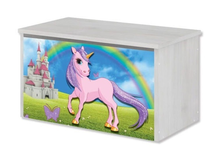 Babyboo Box na hračky s motívom Unicorn