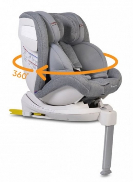 Cangaroo  Autosedačka Admiral 2021, 0-36kg, svetlo sivá
