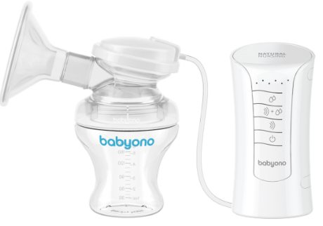 BabyOno Elektrická odsávačkaNatural Nursing 3v1+ Vložky do podprsenky Zadarmo