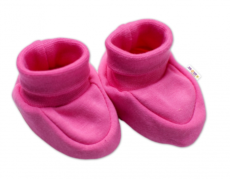 Baby Nellys Dojčenské topánočky, ponožtičky Sweet Little Princess, ružové