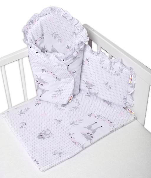 Baby Nellys Luxus. sada pre bábiku - zavinovačka, perinka a vankúšik, Kolúšok