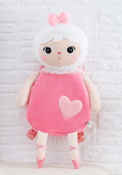 Metoo Detský batôžtek Baletka, 50cm - ružový
