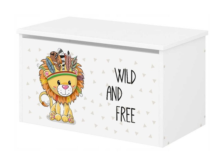 Babyboo Box na hračky s motívom Lev