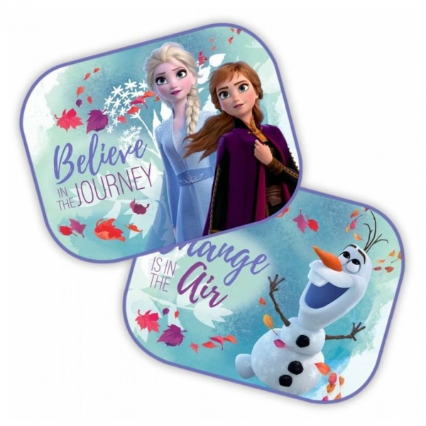 Disney Tienidlo do auta bočnej 2 ks - Frozen Believe in the journey