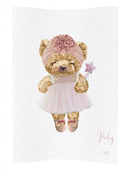 Ceba Baby prebaľovacia podložka COSY Fluffy Puffy Polly - měkká, 48 x 70 cm