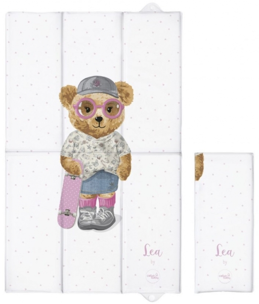 Ceba Baby Cestovná prebaľovacia podložka Fluffy Puffy Lea, 50 x 80 cm