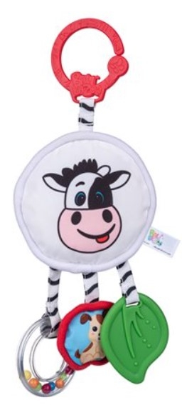 Bali Bazoo Závesná hračka na kočík, Kravička, viacfarebná (VEK: 0 M+, BB 80366, FARBA: VIACFAREBNá)