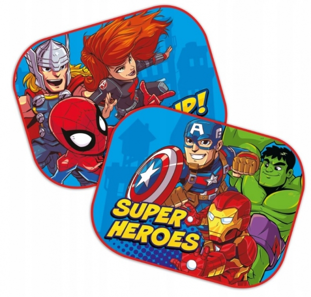 Marvel Tienidlo do auta bočnej 2 ks - Super heroes