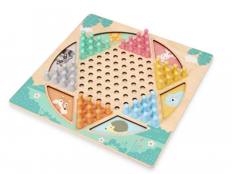 Adam Toys Obojstranná hra ,, Halama “ rebríky (VEK 3+, ROZMER: 30 X 30 CM.)