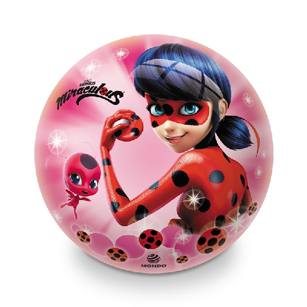 Lopta nafúknutá KÚZELNÁ BERUŠKA A ČIERNY KOCOUR 23 cm BIO BALL