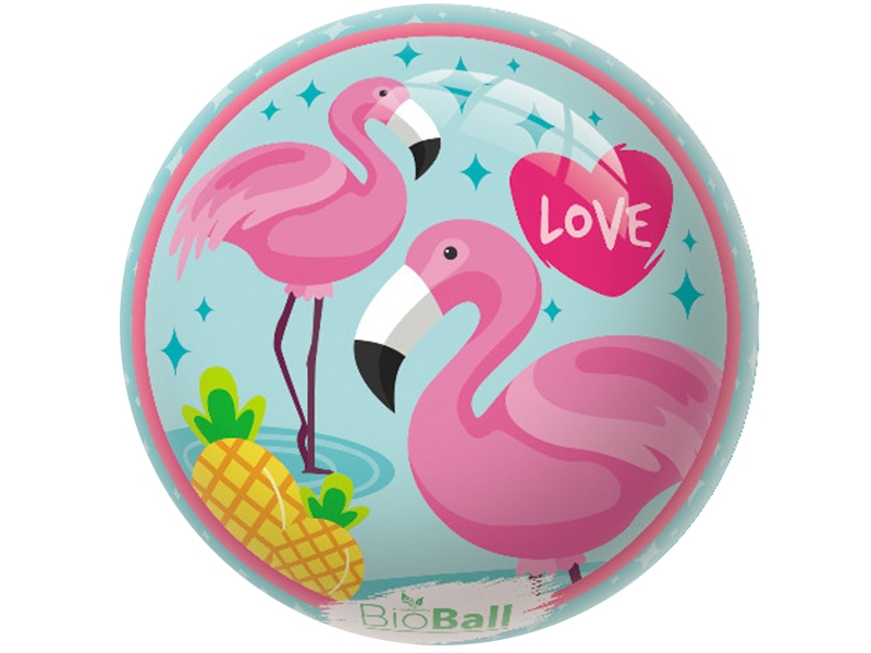 Lopta nafuknutá plameňák 23 cm BIO BALL