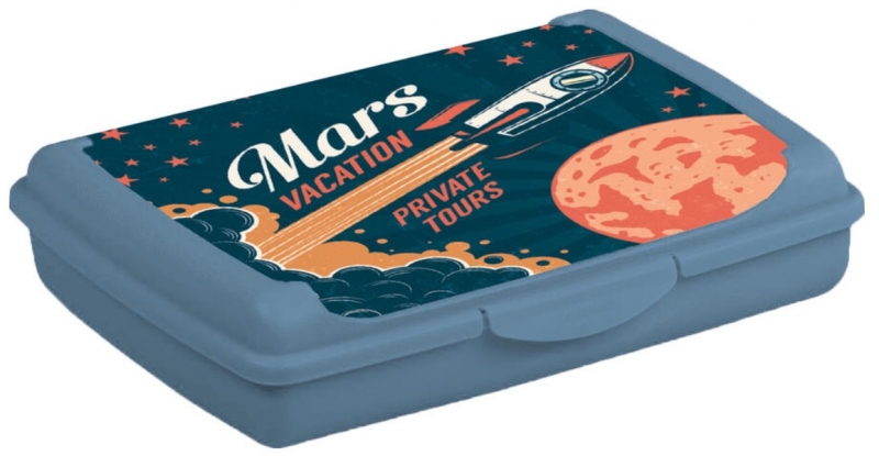 Keeeper Box na desiatu Space Tour - mini 0,5 l, modrý