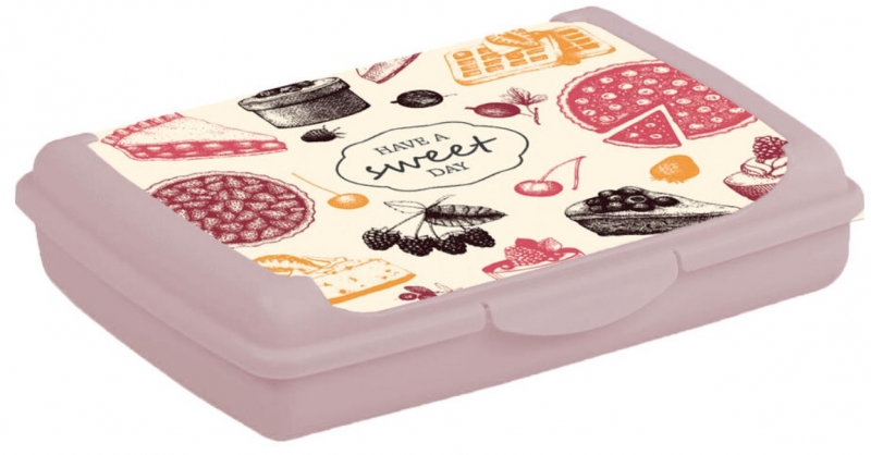Keeeper Box na desiatu Sweet Day - mini 0,5 l, ružový
