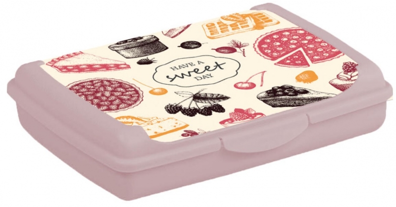 Keeeper Box na desiatu Sweet Day - mini 0,5 l, ružový