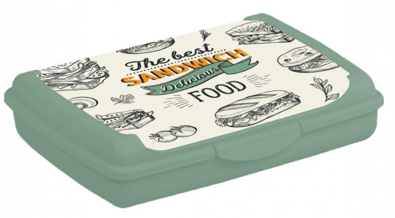Keeeper Box na desiatu Sandwich - mini 0,5 l, zelený