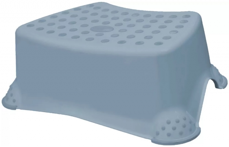 Keeeper Stolička, schodík s protišmykovou funkciou Little Duck - modrá/sivá