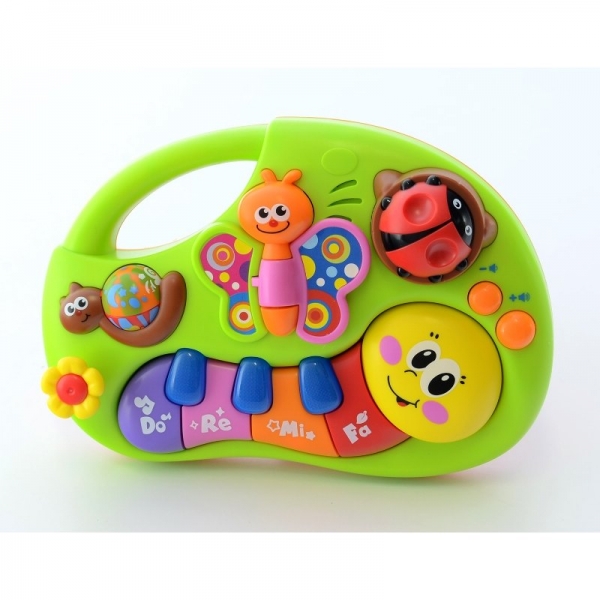 Tulimi Elektronické piánko, Húsenica, oranžové/zelené