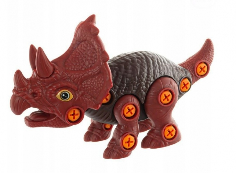 Tulimi Skrutkovací skladačka Dinosaurus so skrutkovačom, Triceratops
