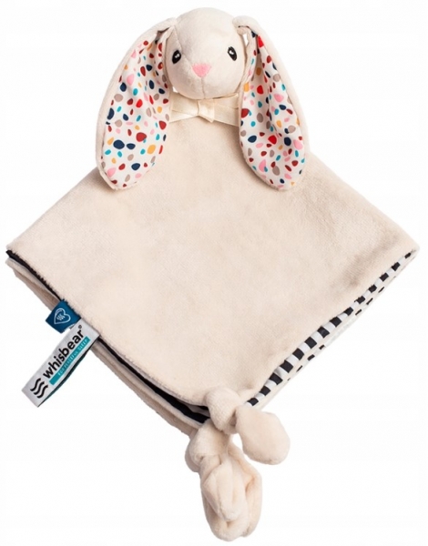 Prítulníček, maznáčik Králiček Whisbear, smotanová