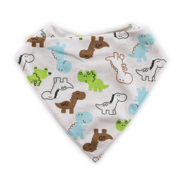 Podbradník Lorelli BANDANA BLUE DINO