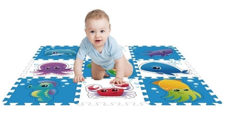 Penové puzzle, Morský svet  - 9 ks