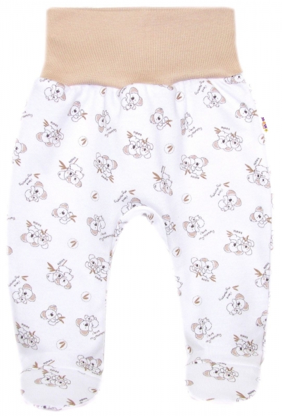 Polodupačky, bavlna Koala Basic Baby Nellys - béžový lem, veľ. 68-#Velikost koj. oblečení;68 (3-6m)