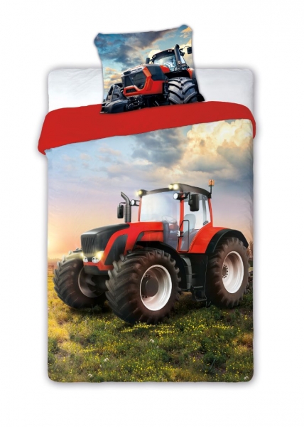 Faro Detské obliečky Traktor 140x200 cm-#Velikost povlečení;140x200/70x90cm (ROZMER: 140 X 200 CM)
