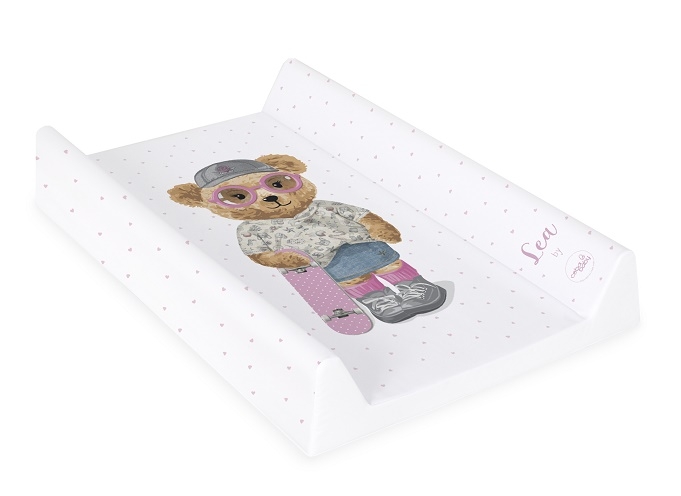 Ceba Baby prebaľovacia podložka Comfort Fluffy Puffy Lea - tvrdá, 50 x 70 cm