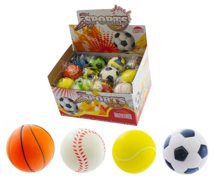 Penová loptička Sports toys, Tulimi, mix farieb - 1ks