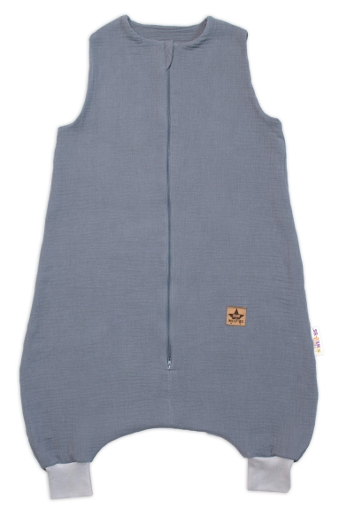 Mušelínový letný spací vak s nohavičkami Kids Soft Light, Baby Nellys, 88 cm, še