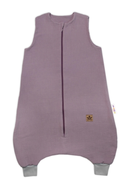 Mušelínový letný spací vak s nohavičkami Kids Soft Light, Baby Nellys, 88 cm, le