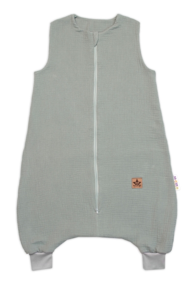 Mušelínový letný spací vak s nohavičkami Kids Soft Light, Baby Nellys, 88 cm, kh