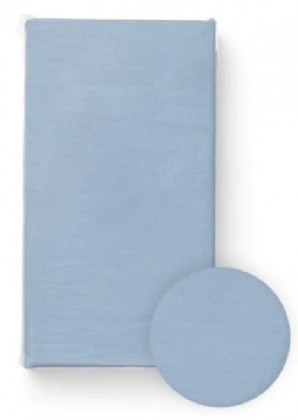 Prestieradlo do postieľky, bavlna, modré, 120 x 60 cm