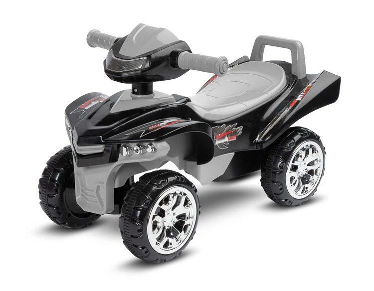 Jazdítko, odrážadlo, štvorkolka mini Raptor - šedá
