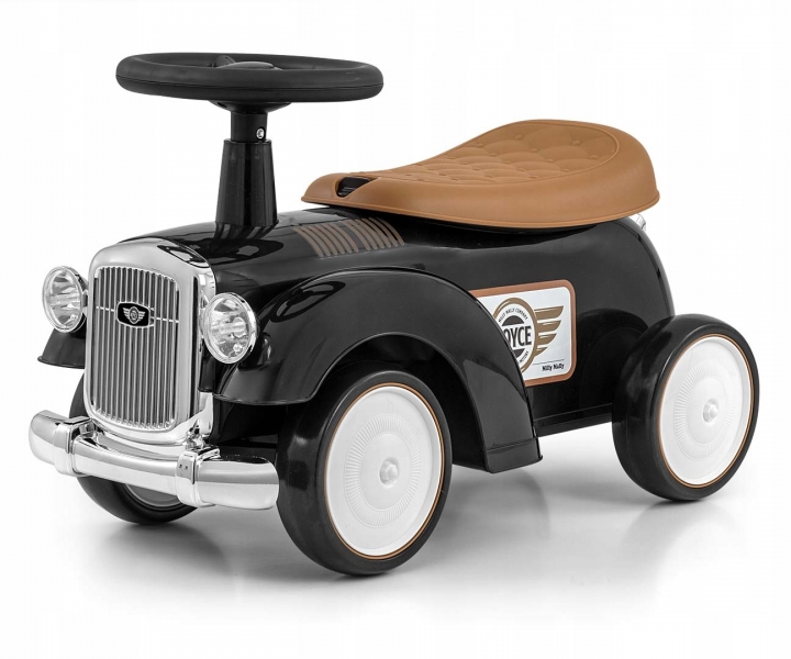 Jazdítko, odrážadlo retro Royce Milly Mally, black