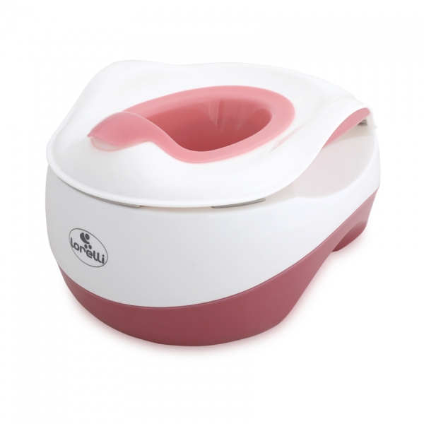 Detský nočník 3v1 Lorelli WC TRANSFORM PINK