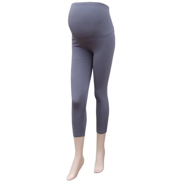 Gregx Tehotenské legíny 3/4 dĺžka - šedá-#Velikosti těh. moda;XS/S