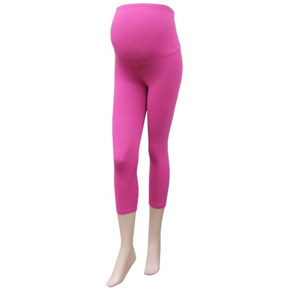 Gregx Tehotenské legíny 3/4 dĺžka - ružová-#Velikosti těh. moda;XS/S