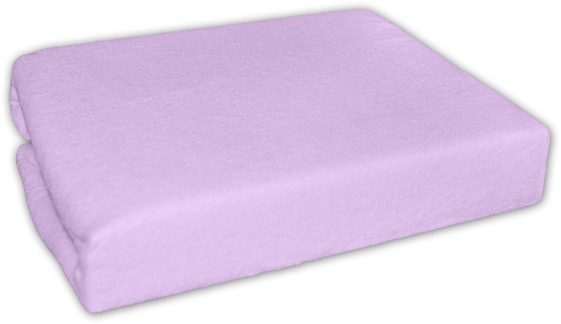 Baby Nellys Froté plachta 140x70cm - lila - fialková
