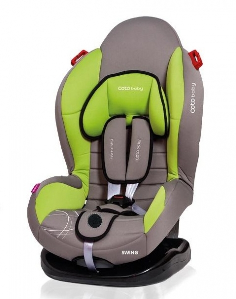 Autosedačka Coto Baby Swing 9-25kg, 2020 - šedá, zelená