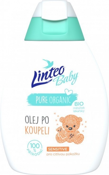 Olej po kúpeli s BIO nechtíkom lekárskym LINTEO BABY
