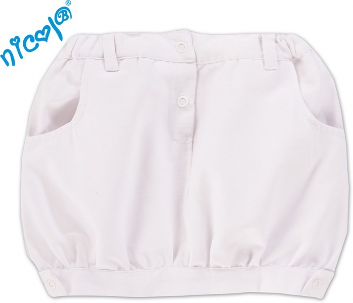 Nicol Suknička Sweet Heart - biela, veľ. 80-#Velikost koj. oblečení;80 (9-12m)