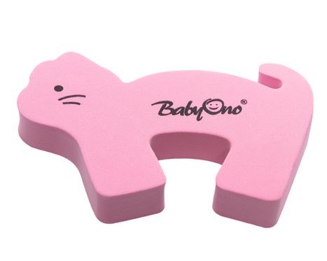 BabyOno Blokáda dverí - mačka ružová