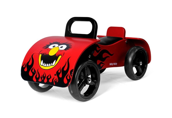 Odrážadlo Milly Mally Junior AUTO - červené