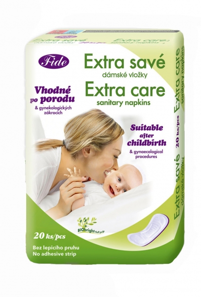 Popôrodné vložky FIDE - extra savé