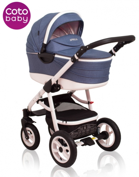 Kočík Aprilia Coto Baby 2v1 - jeans ľan